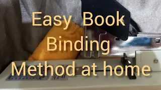Easy Method Of Bookbinding#creativity#bookbinding#viralvedio#faizabirdprelovedtoys