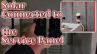 DIY Connect Solar Power to Service Panel.