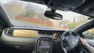 X type Jaguar on country roads, listening to the missing Jag tapes