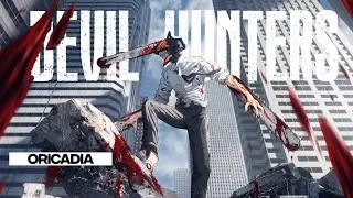 ORICADIA X BREETON BOI - DEVIL HUNTERS! (OFFICIAL LYRIC VIDEO) [CHAINSAW MAN]