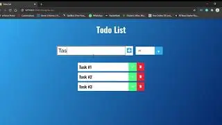 Basic Todo List With (Javascript)