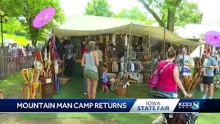 Mountain Man Camp returns for to the 2024 Iowa State Fair