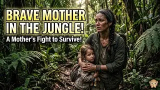  A Brave Mother in the Jungle🙊 | Emotional Survival Story for Her Kids | Full Story