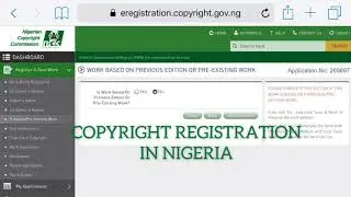 HOW TO REGISTER A COPYRIGHT IN NIGERIA ONLINE.