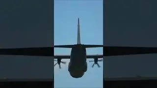 Low Pass Overhead C-130 Hercules 🔥 #shortsvideo #shorts #lowpass #airshow #avgeeks #aviation