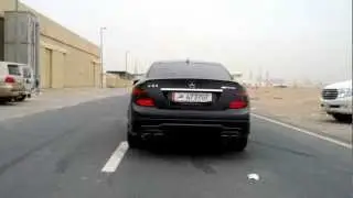 2012 C63 launch control - Team Speed UAE