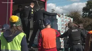 Thanksgiving food drive: Mayflower Marathon donation event kicks off in Hampton Roads