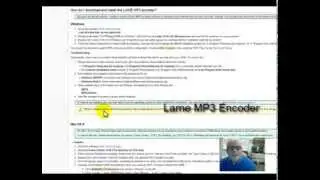 Downloading Lame MP3 plugin on PC
