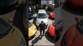 Prius VS Lamborghini 🤯 Cine va c&acirc;știga? #cars #carlover #autorey #prius #v8