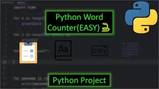 Python Word & Character Counter Project (EASY)🐍