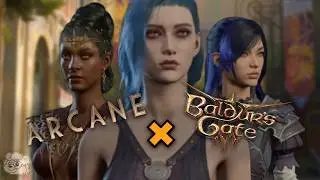 Arcane (Jinx, Caitlyn & More) Baldurized | Character Compilation (Baldur&rsquo;s Gate 3)