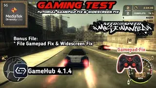 NFS Most Wanted | Gamepad Fix & Widescreen Fix | GameHub 4.1.4 | Mediatek Dimensity 1200 Test