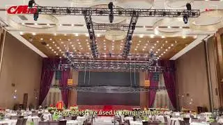 Stage electric hoists are applied in banquet halls.#stageequipment #music #event
