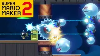 Blowing Up Mechakoopas! - Super Mario Bros The Wonder Keys World 5 - Super Mario Maker 2