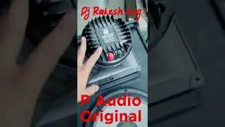 P Audio Original p150/2226 15inch 1000watt spekar or P Audio hf 100 Watt original #djrakeshvlog