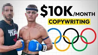 how I make $10k/mo while training for the Olympics (copywriting)