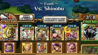 OPTC Lb+ Sengoku and Lb+ Brook vs Arena Shinobu