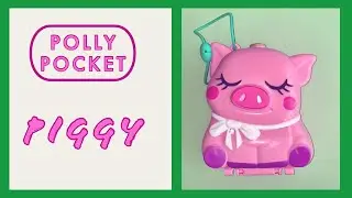 PIGGY COMPACT On the farm 2020 Big Pocket World Animal Set  Modern Polly Pocket Collection ASMR Toys