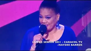 HAYDEE BARROS LEDESMA -NO PUEDO QUITAR MIS OJOS DE TI - TOMADO DE CARACOL TV - LA VOZ SENIOR 2021