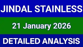 JINDAL STAINLESS Share Technical Analysis | JINDAL STAINLESS Share Price in Hindi | 21 January 2026