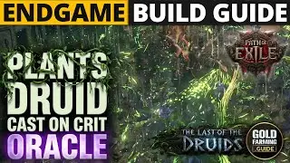 Plants Druid Build Guide - Endgame Caster Oracle - T15 Juiced Maps, T3 Bosses PoE II Path of Exile 2