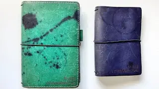 Traveler&rsquo;s notebooks 2018 flip through: Junk journal memory keeping