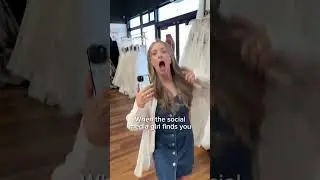 No bridal consultants or mannequins were harmed in the making of this video 🎥