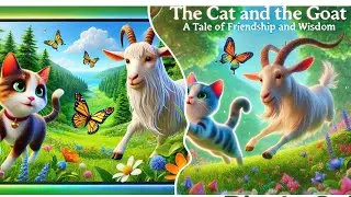The Cat and the Goat: A Heartwarming Tale of Friendship and Wisdom | Story for Kids