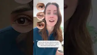 Eye Doctor Approved Routine 👁️ #eyecare #dryeye #crustylashes #avenova
