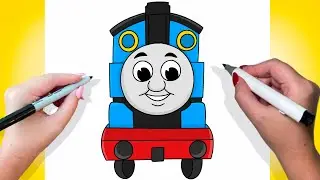 How To Draw Thomas The Tank Engine | Tutorial Easy