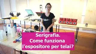 Serigrafia. Come funziona un espositore (bromografo) per telai serigrafici?
