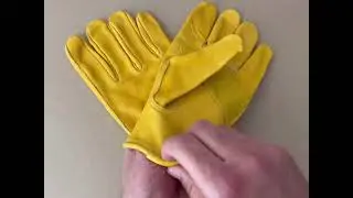 Heavy Duty Leather Work Gloves | Cowhide Working Gloves | Review