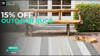 🌞 Winter to Wow! Outdoor Rug Extravaganza at Foy and Company 🌿