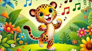 Happy Leopard Song 2 For Kids | Modern Children Music | Nursery Rhymes | Fun For Kids