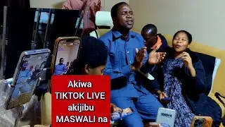 PAMENOGA akiwa LIVE TIKTOK  akaombwa aimbe KALE NILITEMBEA &hearts;️ na family yake