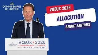 Vœux CNCJ 2026  Allocution de Benoît Santoire