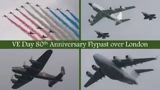 Special VE Day 80th Anniversary Flypast over London