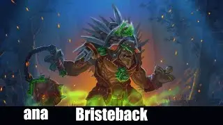 [Full Match Gameplay] ana Bristleback Safe lane