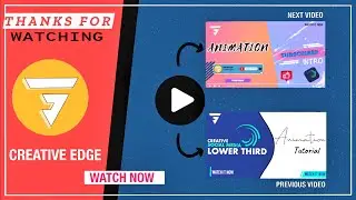Modern end screen animation in alight motion | tutorial | outro in alight motion | creative edge