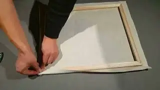 DIY k&eacute;pkeret &ouml;sszeszerel&eacute;se &eacute;s a v&aacute;szon keretre fesz&iacute;t&eacute;se