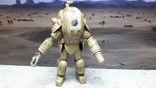 1/20 build Ma.K. S.A.F.S. Prototype by Wave. armor suit model kit salt weathering  MASCHINEN KRIEGER