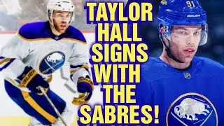 Taylor Hall SIGNS 1 Year 8 Million Dollar Contract With The Buffalo Sabres!
