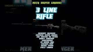 Warzone SEASON 4 META Sniper Loadout - 3 Line Rifle 👍#shorts #warzone #warzonemeta