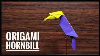 Origami Hornbill | Origami Bird | Origami tutorial | Paper craft