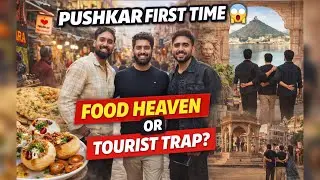 Pushkar pehli baar&hellip; FOOD heaven nikla ya tourist trap?😱Sach bol diya! #pushkarvlog #famousstreetfood