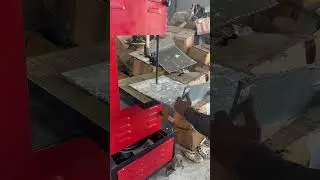 Radiator scrap cutting machine #copper #aluminium