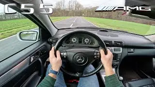 2004 Mercedes C Class W203 C55 AMG Performance Package POV Test Drive