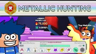 Roblox Collect All Pets| Metallic Hunting and Questing LIVE part 1