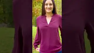 Brielle brightens the show with a bold magenta blouse that makes a statement.
