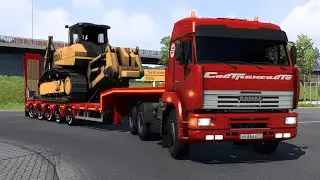 1670 / ETS 2 V1.49 / Русская сборка / КАМАЗ 6460 / Из Норвегии в Германию.